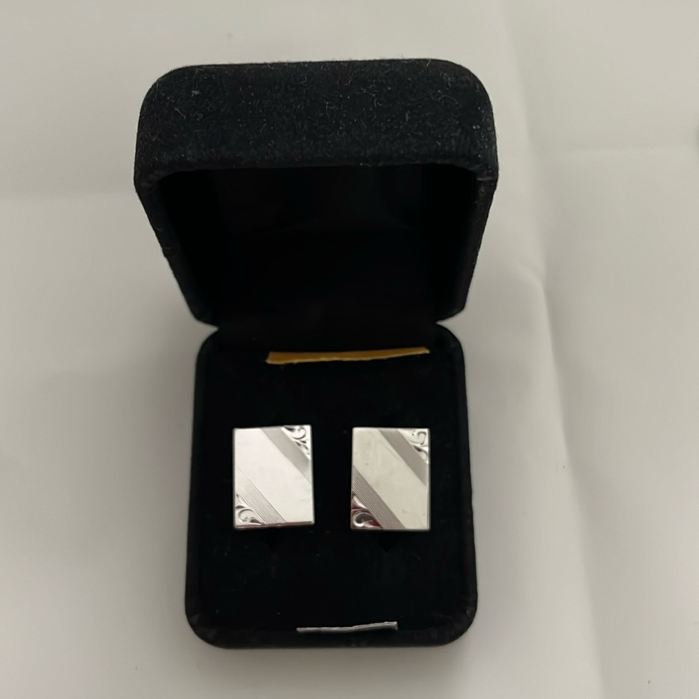 Swank Sterling Silver cuff links